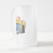 Mattierte Tasse von Computerfeuerungsanlagen (Vorderseite Links)