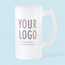 Mattierte Tasse von Glasbäern mit Logo 16 oz Keine