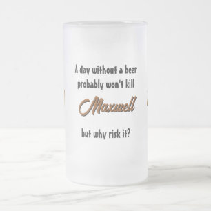 Mattierte Tasse von Hühnerbier