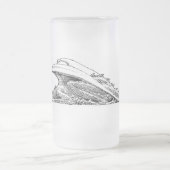 Mattierte Tasse von Schlafdrachen (Mittel)