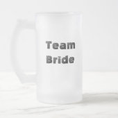 Mattierte Tasse von Team Bride (Links)