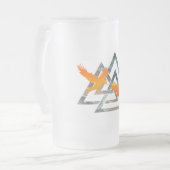 Mattierte Tasse Wikingers (Vorderseite Links)
