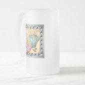 MATTIERTE TASSEN - COOLE BOHNEN! KAFFEE-KUNST (Vorderseite Links)