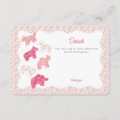 Mattierte Tierkochdetails einfügen Begleitkarte (Vorderseite)