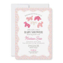 Mattierte Tierkochen Sweet Baby Shower