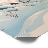 Mattierte Träume: Bezaubernde Winterlandschaften Poster (Ecke)