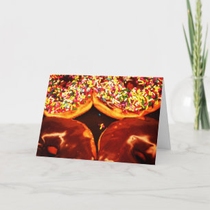 "Mattierte und gesprinkte Doughnut" Dankeschön-Kar Karte