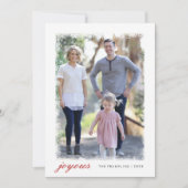 Mattierte Urlaubskarte Feiertagskarte (Vorderseite)