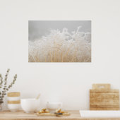Mattierte Wintergräser Poster (Küche)