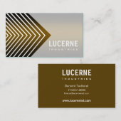 Mattierte Zickzack kundenspezifische Visitenkarte (Vorne/Hinten)