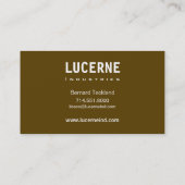 Mattierte Zickzack kundenspezifische Visitenkarte (Rückseite)