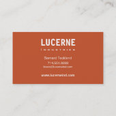 Mattierte Zickzack kundenspezifische Visitenkarte (Rückseite)