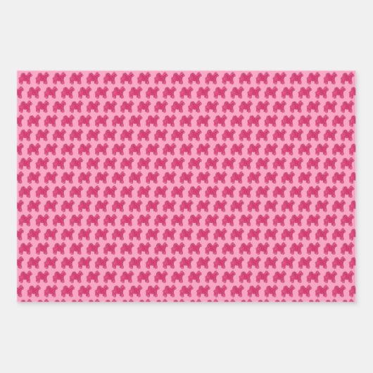 Mattierte Zirkus Tierkochteile Krümel Sprinklen Geschenkpapier Set (Vorderseite)