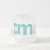 Mattierte zugelassene Manager-Tasse Mattglastasse (Vorderseite Links)