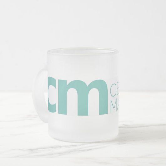 Mattierte zugelassene Manager-Tasse Mattglastasse (Vorderseite Links)