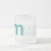 Mattierte zugelassene Manager-Tasse Mattglastasse (Mittel)