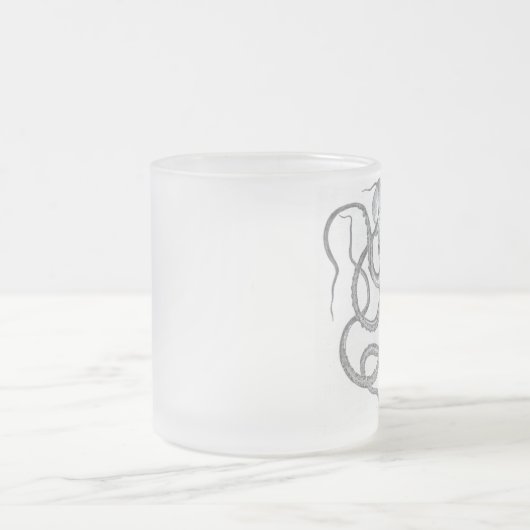 Mattierter Becher Seesteampunk Krake Mattglastasse (Mittel)