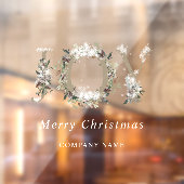 Mattierter botanischer Blumenurlaub Fensteraufkleber (Blatt 2)