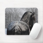 Mattierter friesischer Hintern Mousepad (Mit Mouse)