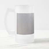 Mattierter Glaskünstler geschaffener silberner Mattglas Bierglas (Links)