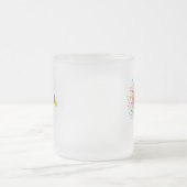 Mattierter Glass-Kaffee-Tasse "P" Mattglastasse (Mittel)