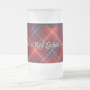 Mattierter GlasStein - ich bin ein roter Lichtie Mattglas Bierglas