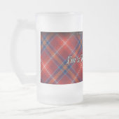 Mattierter GlasStein - ich bin ein roter Lichtie Mattglas Bierglas (Links)