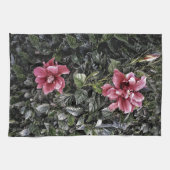Mattierter Hibiskus Handtuch (Horizontal)
