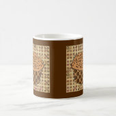 Mattierter Karamellkuchen mit Sprinklen Kaffeetasse (Mittel)