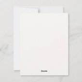 Mattierter Kiefer, Zuckerpflaume Feiertagskarte (Rückseite)