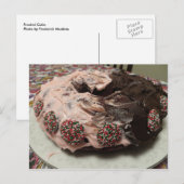 Mattierter Kuchen Postkarte (Vorne/Hinten)