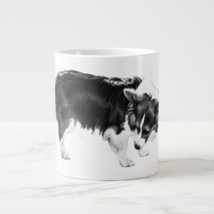 Mattierter leitender Ermittler Jumbo-Tasse