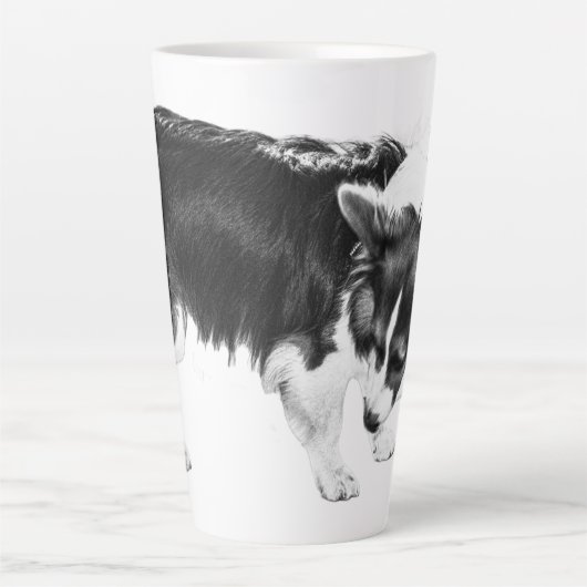 Mattierter leitender Ermittler Milchtasse (Vorderseite)