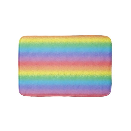 Mattierter Regenbogenbadematt Badematte (Vorderseite)