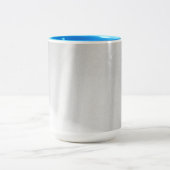 Mattierter Schneeeffekt Zweifarbige Tasse (Mittel)