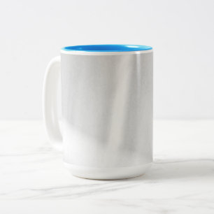 Mattierter Schneeeffekt Zweifarbige Tasse