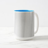 Mattierter Schneeeffekt Zweifarbige Tasse (VorderseiteRechts)