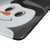 Mattierter Snowman Schneidebrett (Ecke)
