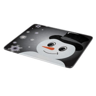 Mattierter Snowman Schneidebrett