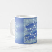 Mattierter Stern Kaffeetasse (Vorderseite Links)