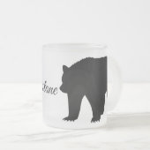 Mattierter Tasse-Yellowstone-Bär Mattglastasse (VorderseiteRechts)