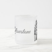 Mattierter Tasse-Yellowstone Wolf Mattglastasse (Mittel)