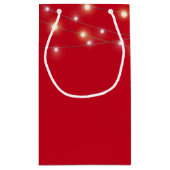 Mattierter Text mit leichter Zeichenkette Kleine Geschenktüte (Rückseite)