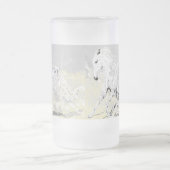 Mattierter Weißgläser Mattglas Bierglas (Mittel)