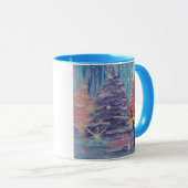 Mattierter Winter Tasse (VorderseiteRechts)