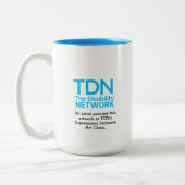 Mattierter Winter Zweifarbige Tasse (Links)