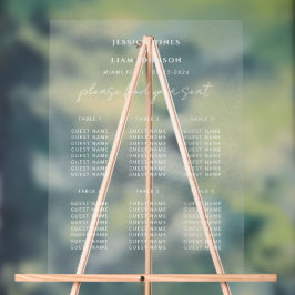 Mattiertes akryllisches Zeichen für die Hochzeitss Acrylschild