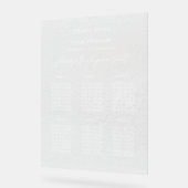 Mattiertes akryllisches Zeichen für die Hochzeitss Acrylschild (Winkel)