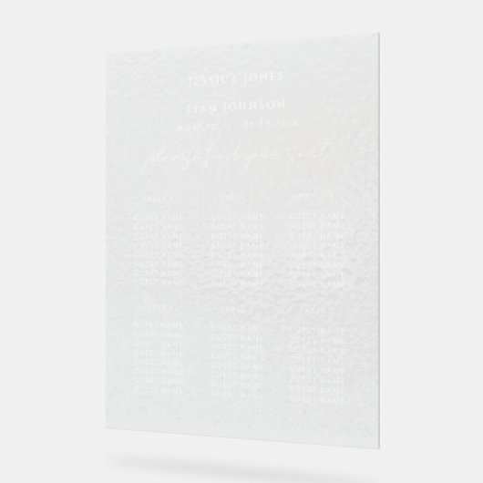 Mattiertes akryllisches Zeichen für die Hochzeitss Acrylschild (Winkel)