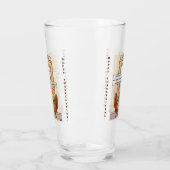 Mattiertes Bierglas Glas (Links)